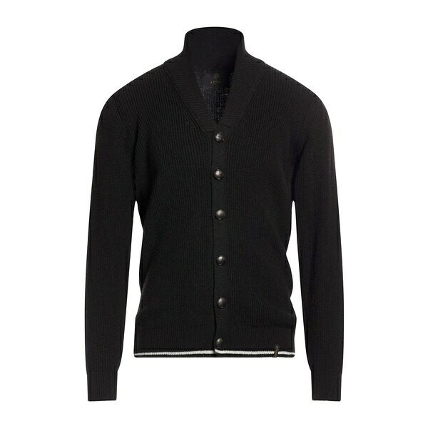 【送料無料】 アルタテンシオーネ メンズ カーディガン アウター Cardigans Black｜asty