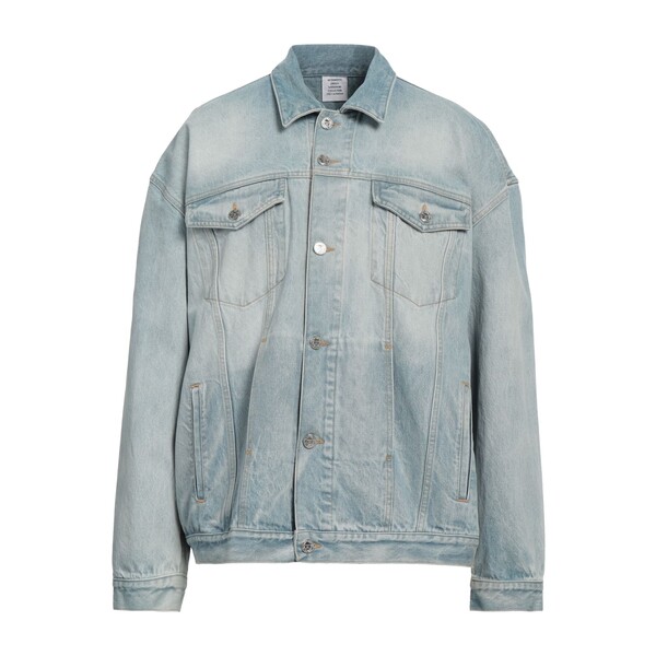 【送料無料】 ヴェトモン メンズ ジャケット＆ブルゾン アウター Denim outerwear Blue｜asty