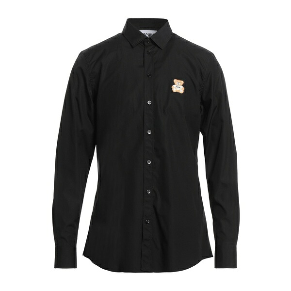 【送料無料】 モスキーノ メンズ シャツ トップス Shirts Black