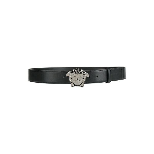 【貨物輸送無料】 ヴェルサーチ メンズ 三尺帯 添え物 Belts Black