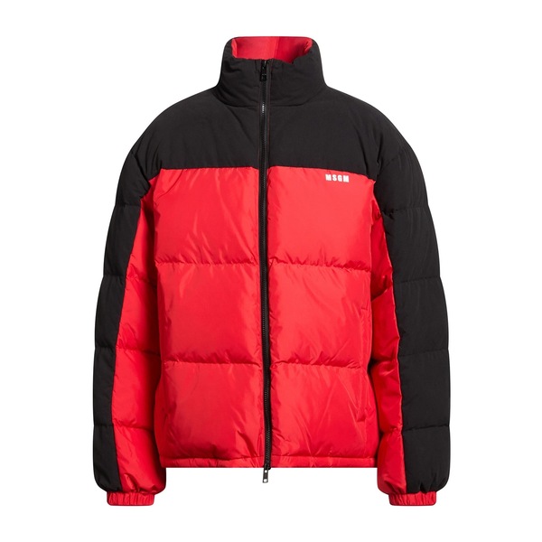 【送料無料】 エムエスジイエム メンズ ジャケット＆ブルゾン アウター Puffers Black｜asty
