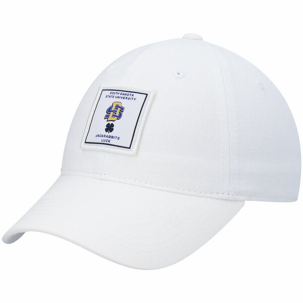 ブラッククローバー メンズ 帽子 アクセサリー South Dakota State Jackrabbits Dream Adjustable Hat White 秀逸