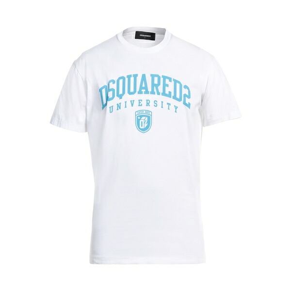 【送料無料】 ディースクエアード メンズ Tシャツ トップス T-shirts White｜asty 34,970円