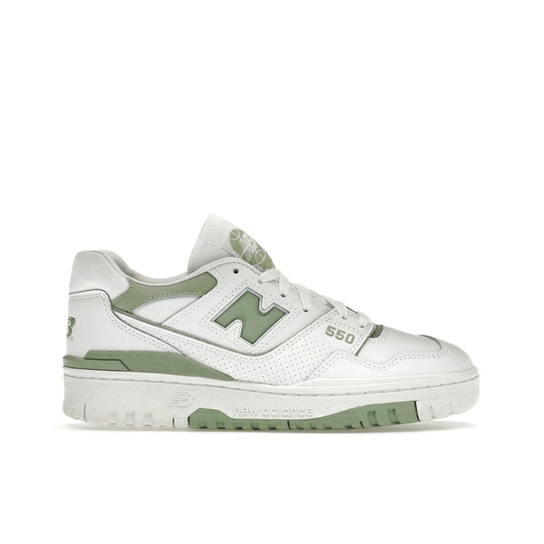 New Balance ニューバランス メンズ スニーカー 【New Balance 550 White Mint Green】 サイズ US_7(25.0cm) White/Mint Green｜asty
