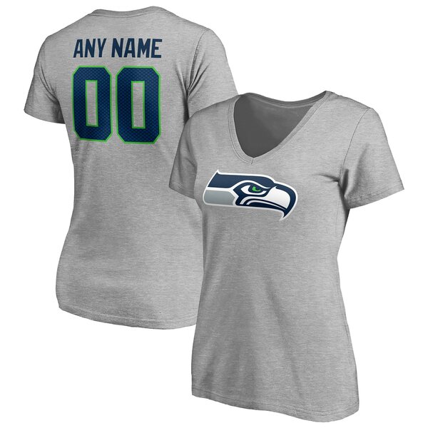 Seattle Seahawks NFL Pro Line by Fanatics Branded Women's Personalized  Midnight Mascot T-Shirt - Black