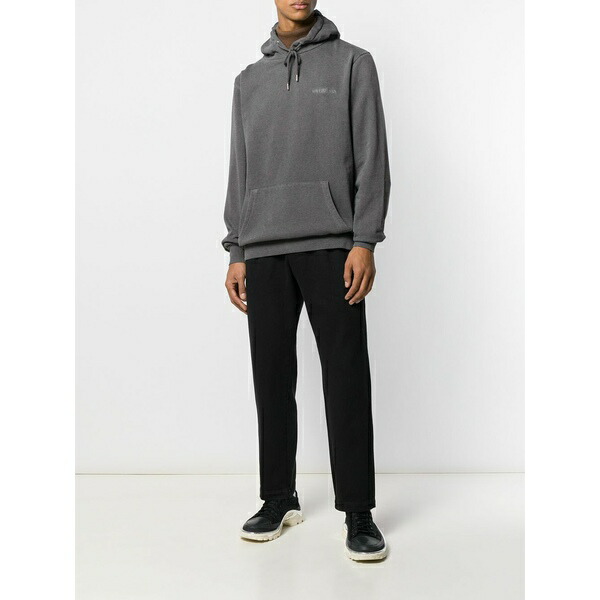 贅沢屋の ハン コペンハーゲン メンズ パーカー スウェットシャツ アウター DISTRESSED HOODIE LOGO Sweatshirt grey melange ジャック アンド ジョーンズ メンズ パーカー・スウェット アウター Jack Jones Originals oversized hoodie with collegiate print in light gray