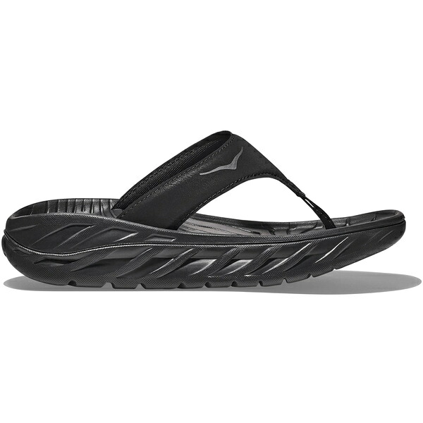 Hoka One One ホカオネオネ レディース スニーカー  【Hoka One One Ora Recovery Flip Black Dark Gull Grey (Women)】  サイズ US_9(26.0cm) Black/Dark Gull Grey