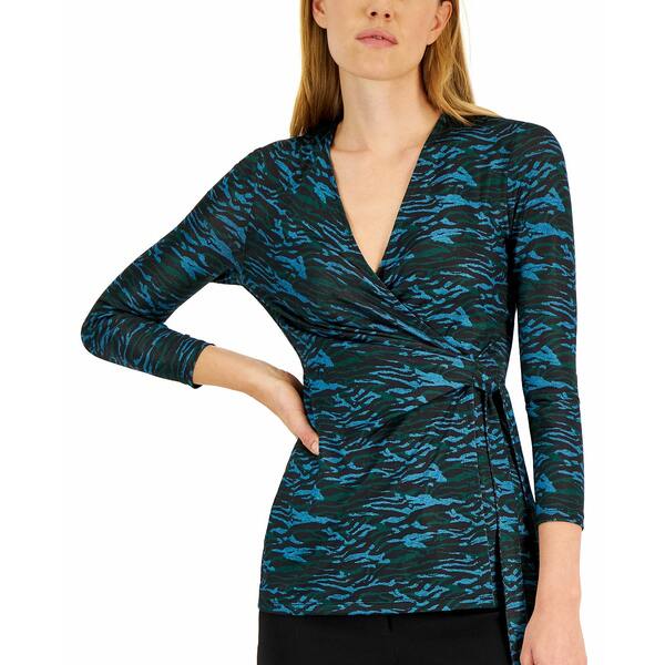 Anne Klein アンクライン Floral Print Elastic Waist Dress レディース