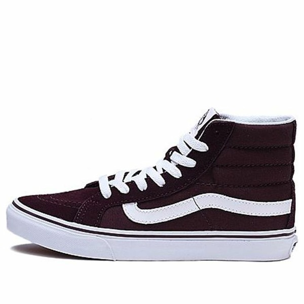 Vans バンズ メンズ スニーカー  【Vans SK8-HI Slim Sneakers Deep-Wine Wine Red VN0A32R2LV6】  大きさ US_8.5(26.5糎)