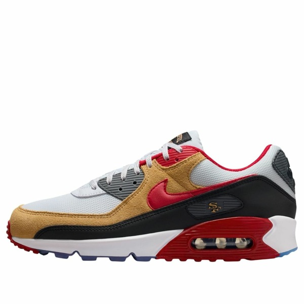 Nike ナイキ メンズ スニーカー  【Nike Air Max 90 \u0027San Francisco 49ers\u0027 II7588-100】  大きさ US_7.5(25.5糎)