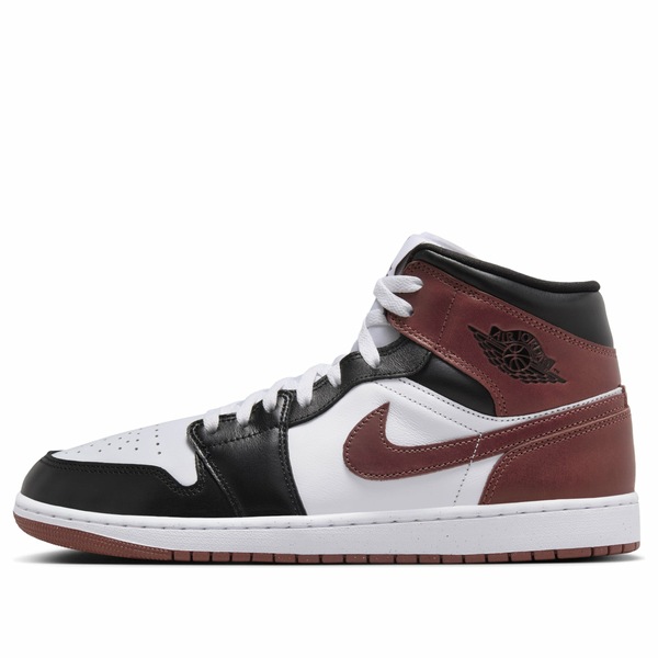 Jordan ジョーダン メンズ スニーカー 【Air Jordan 1 Mid 'White Red Black' HF3216-102】 サイズ US_12.5(30.5cm)|asty