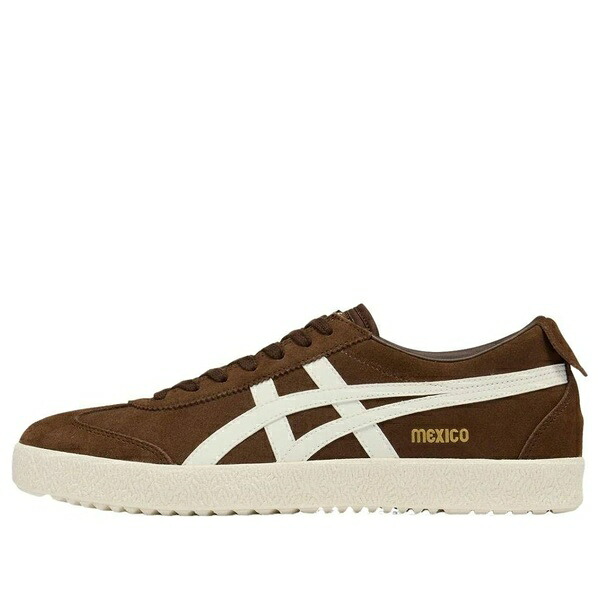 Onitsuka Tiger オニツカタイガー メンズ スニーカー  【Onitsuka Tiger Mexico 66 Delegation \u0027Dark Brown Cream\u0027 1183C344-200】  大きさ US_12(30.0糎)