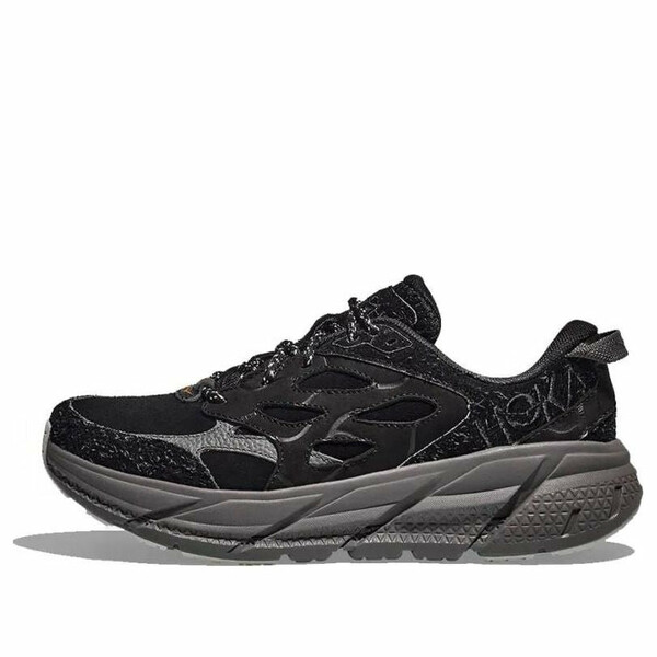 HOKA ONE ONE ホカオネオネ メンズ スニーカー  【HOKA ONE ONE Clifton L \u0027Elite Terrain System Black Satellite Grey\u0027 1150910-BCKST】  大きさ US_7.5(25.5糎)
