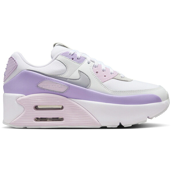 Nike ナイキ レディース スニーカー 【Nike Air Max 90 LV8 White Hydrangeas Summit White Wolf Grey (Women's)】 サイズ US_W_11 White/Hydrangeas/Summit White/Wolf Grey｜asty