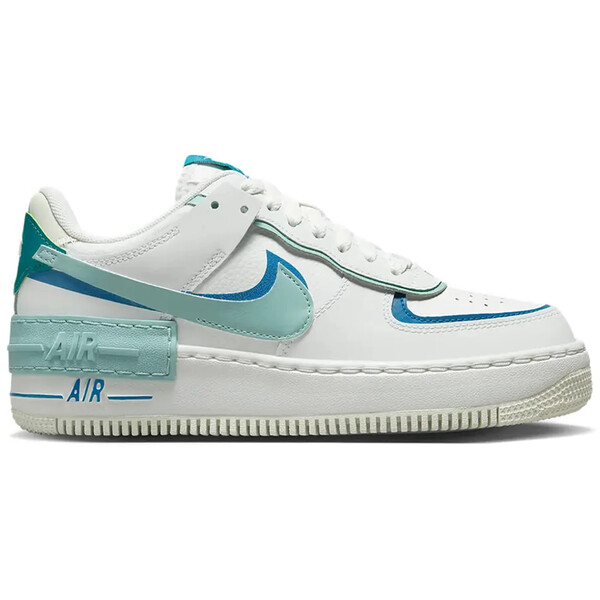 Nike ナイキ レディース スニーカー  【Nike Air Force 1 Low Shadow White Blue Whisper】  大きさ US_W_10 Summit White/Industrial Blue/Geode Teal/Mineral