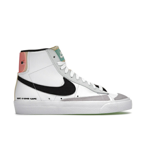 Nike ナイキ レディース スニーカー  【Nike Blazer Mid Have a Good Game (Women\u0027s)】  大きさ US_9.5(26.5糎) White/Black-Multi-Color