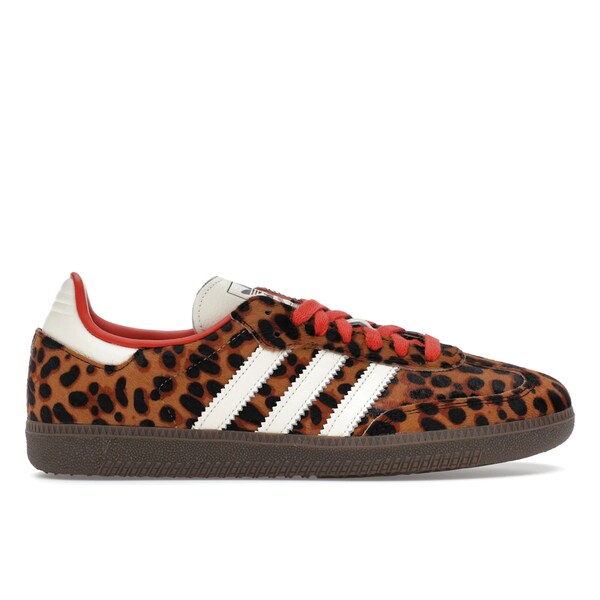 adidas アディダス レディース スニーカー  【adidas Samba OG Preloved Red Leopard (Women\u0027s)】  大きさ US_8(25.0糎) Core Black/Preloved Red/Cream White