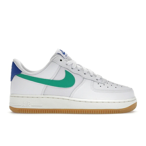 Nike ナイキ レディース スニーカー  【Nike Air Force 1 Low \u002707 White Stadium Green (Women\u0027s)】  大きさ US_8.5(25.5糎) White/Stadium Green-Game Royal-Sanddrift