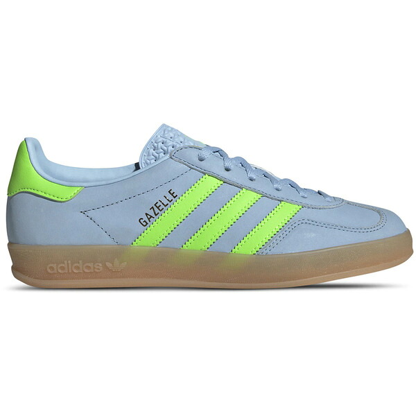 adidas アディダス レディース スニーカー 【adidas Gazelle Indoor Clear Sky Solar Green (Women's)】 サイズ US_6(23.0cm) Clear Sky/Solar Green/Gum｜asty