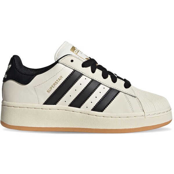 adidas アディダス レディース スニーカー 【adidas Superstar XLG Cream White Black Gum (Women's)】 サイズ US_7.5(24.5cm) Cream White/Core Black/Gum｜asty