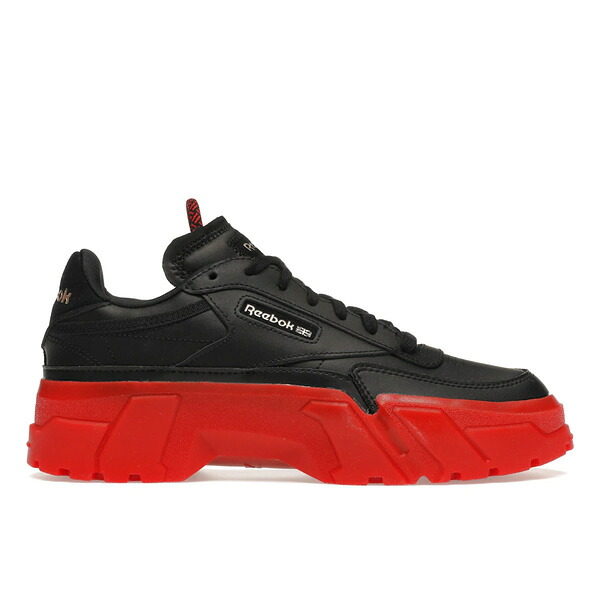 Reebok リーボック レディース スニーカー  【Reebok Club C Cardi B Black Red (Women\u0027s)】  大きさ US_5(22.0糎) Core Black/Vector Red/Rose Gold