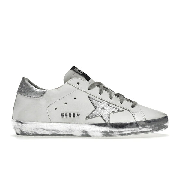 Golden Goose ゴールデングース レディース スニーカー 【Golden Goose Super-Star White Silver Sparkle (Women's)】 サイズ US_6(23.0cm) White/Silver/Sparkle｜asty