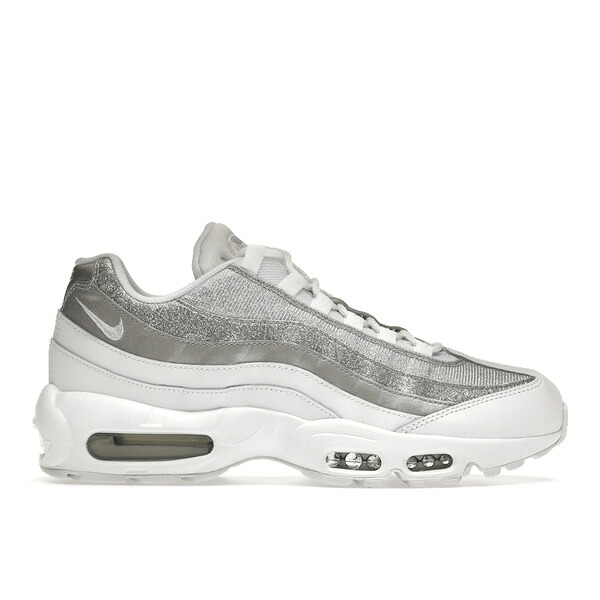 Nike ナイキ レディース スニーカー  【Nike Air Max 95 White Metallic Silver (Women\u0027s)】  大きさ US_7.5(24.5糎) White/White/Metallic Silver