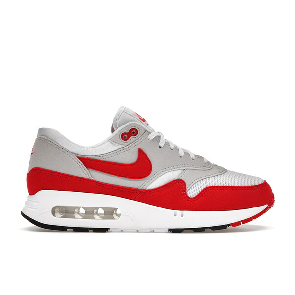 Nike ナイキ レディース スニーカー  【Nike Air Max 1 \u002786 OG Big Bubble Sport Red (Women\u0027s)】  大きさ US_5.5(22.5糎) White/University Red-Neutral Grey-Black