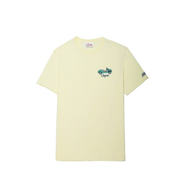 エムシーツーセイントバース メンズ ティーシャツ トップス Embroidered-logo t-shirt Yellow