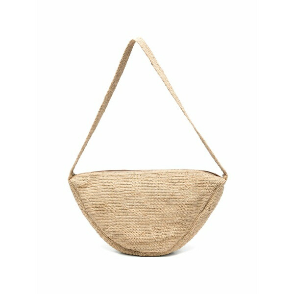 アイビリーブ レディース トートバッグ 御徒面子 Luna raffia tote bag Neutrals