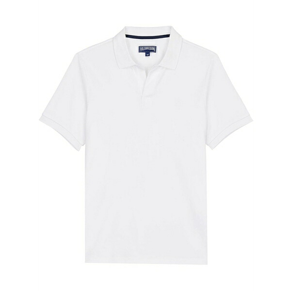 ヴィルブレクイン メンズ スポーツシャツ トップス Logo-print polo shirt White
