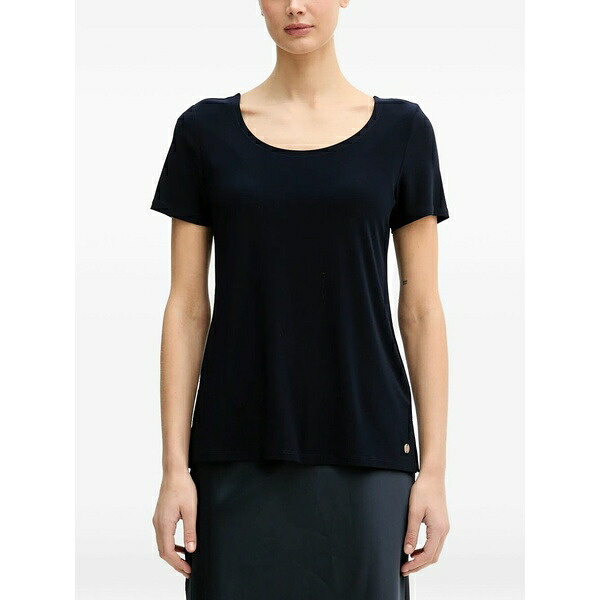 ジョセフリブコフ レディース ティーシャツ トップス Button short-sleeve top Blue
