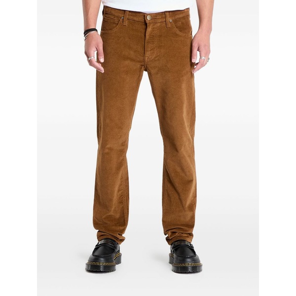 ロバート・エドワード・リー メンズ 心地よいズボン下 ボトムス Daren corduroy trousers Brown