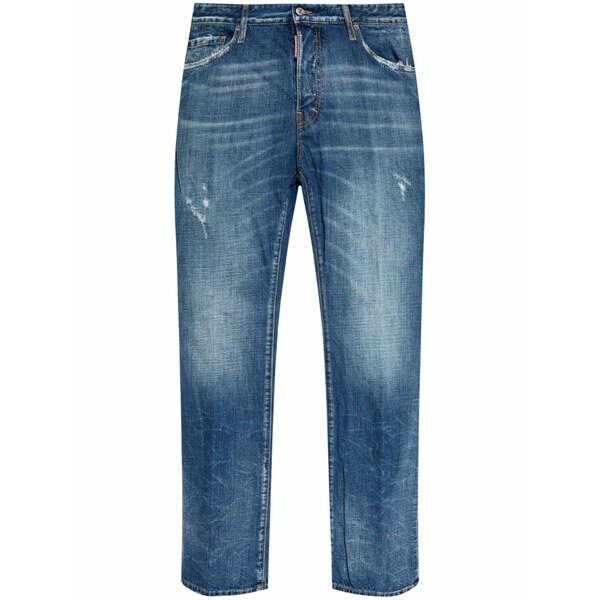 ディースクエアード メンズ ジーンズズボン下 ボトムス Faded-effect jeans Blue