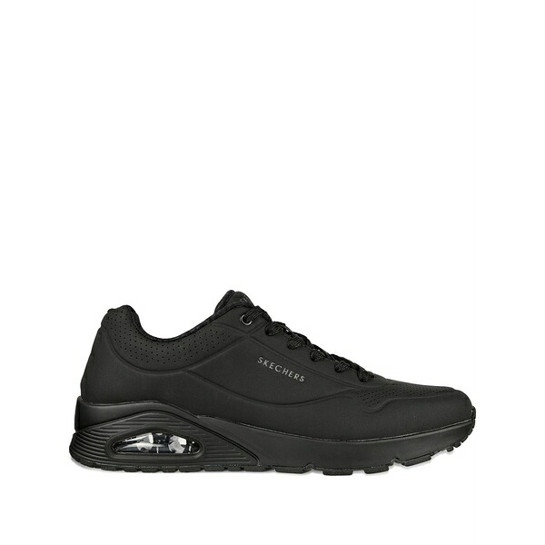 スケッチャーズ メンズ スニーカー シューズ Uno-stand on air perforated-detail air-cooled sneakers Black