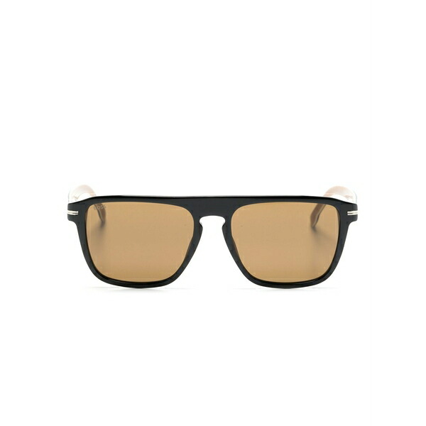 主任者 メンズ サングラス・アイウェア 付属物 Square-frame sunglasses Black