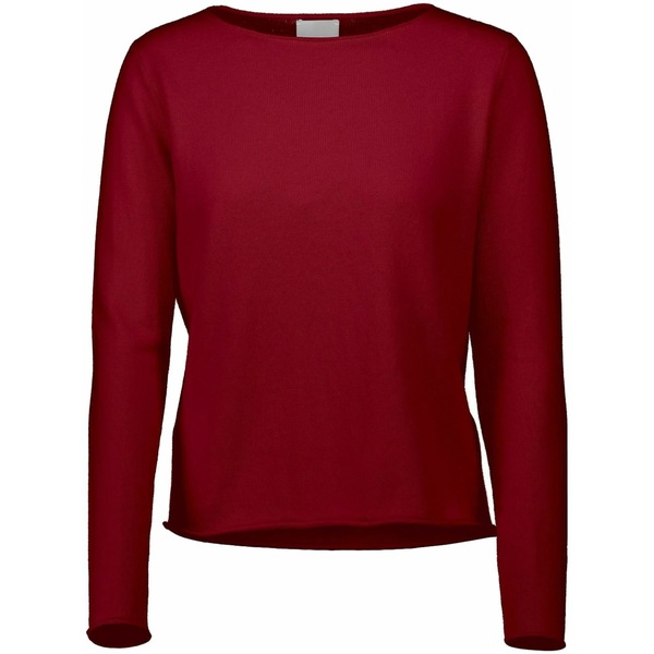 アリュード レディース 編み物\u0026プルオーバー アウター Slash-neck sweater Red