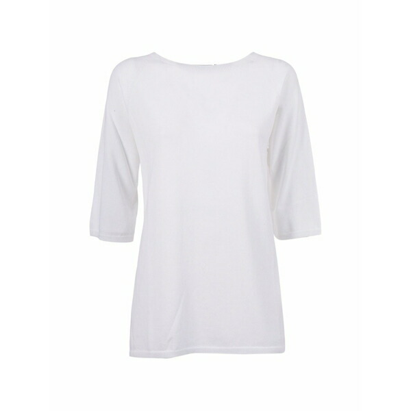 カングラ  レディース プルオーバー トップス Seamless raglan-sleeve t-shirt White