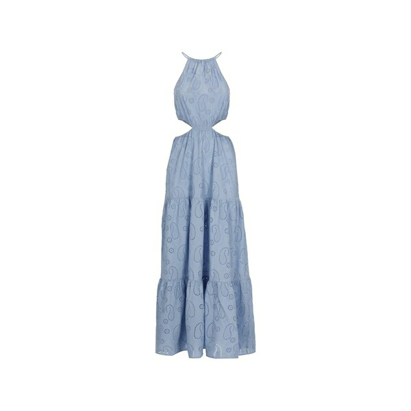 エムシーツーセイントバース レディース 衣装 トップス Kaby broderie-anglaise maxi dress Blue