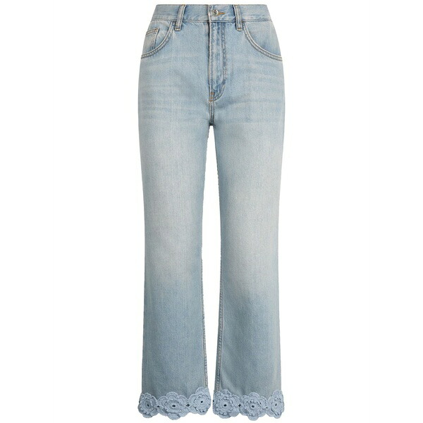 リュージョー レディース ジーンズズボン下 ボトムス Straight-leg jeans Blue