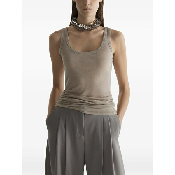 マグラー レディース カットソー トップス Jersey tank top Neutrals