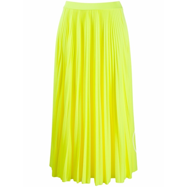 ヴァレンティノ ガラヴァーニ レディース スコート ボトムス Vlogo pleated MIDI skirt Yellow
