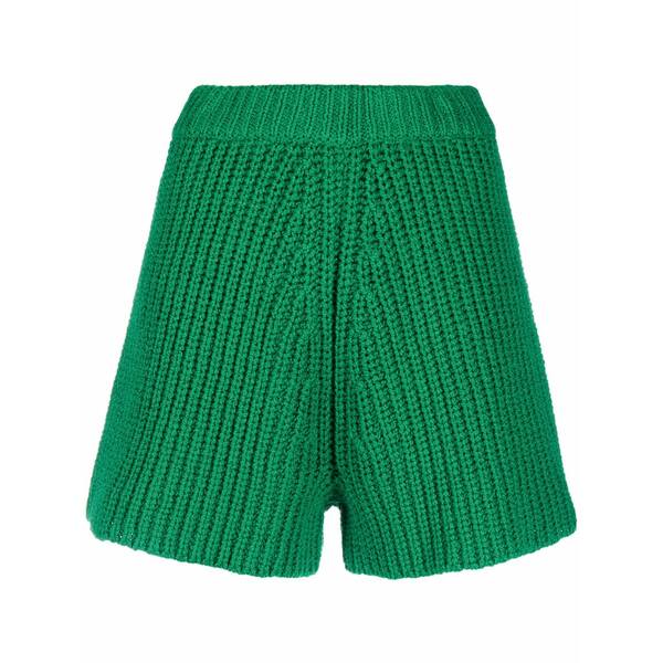 アラヌイ レディース 心地好いズボン下 ボトムス High-waisted knitted shorts  Green