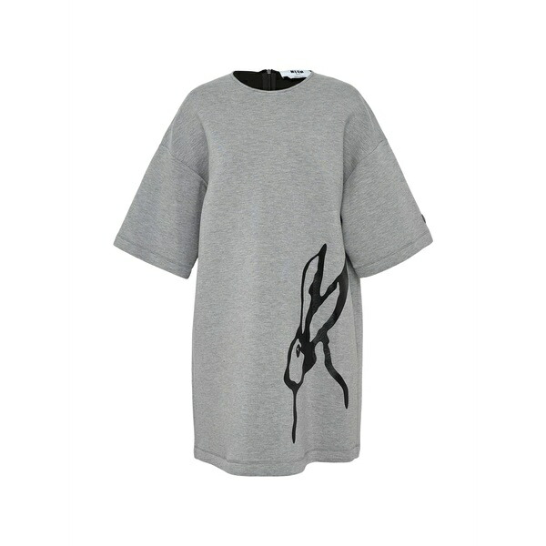 エムエスジイエム レディース 衣装 トップス Rabbit print dress Grey
