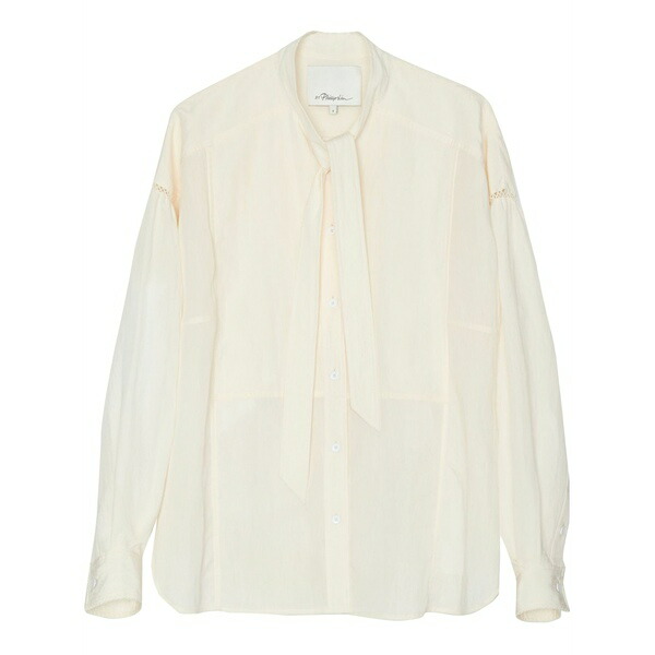 スリーワンフィリップリム レディース プルオーバー トップス Tie-neck blouse  Neutrals