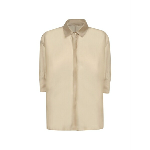 ブランカ ヴィータ レディース プルオーバー トップス Button-up shirt Neutrals