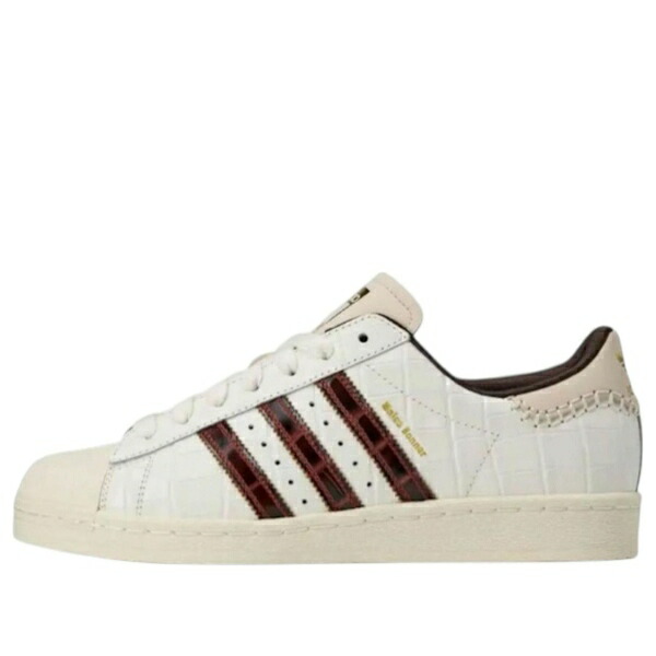 adidas アディダス メンズ スニーカー 【adidas x Wales Bonner Superstar 'White Fox Brown' KH8797】 サイズ US_M_3.5｜asty