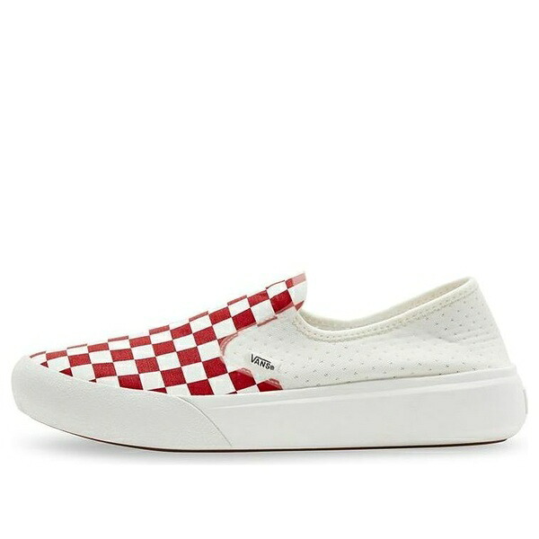 Vans バンズ メンズ スニーカー 【Vans Comfycush Slip-On 'White Red' VN0A45J5BOP】 サイズ US_12(30.0cm)|asty