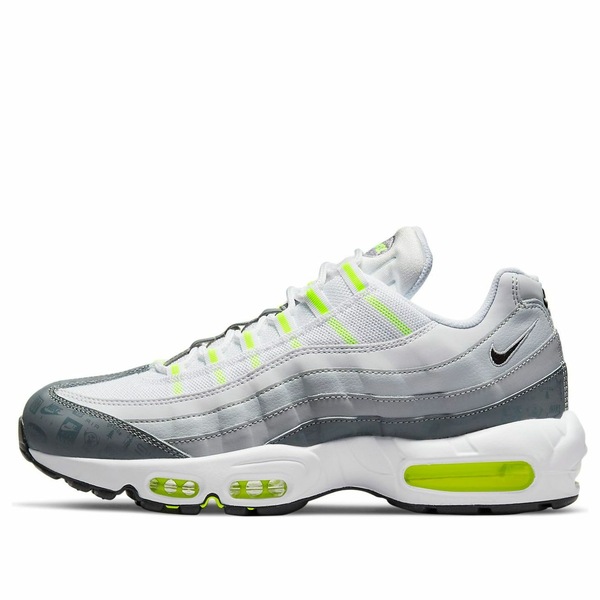 Nike ナイキ メンズ スニーカー 【Nike Air Max 95 'Logos Pack - White Neon' DH8256-100】 サイズ US_7(25.0cm)｜asty