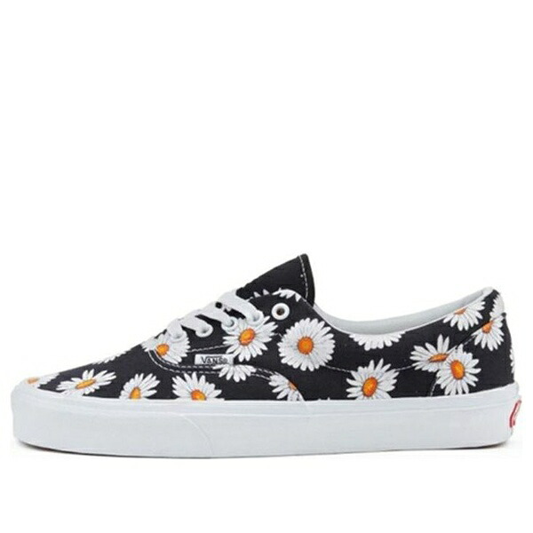 Vans バンズ メンズ スニーカー 【Vans Big Daisies Era Low Tops Casual Skateboarding Shoes Unisex Black VN0A38FRTOZ】 サイズ US_5.5(23.5cm)|asty